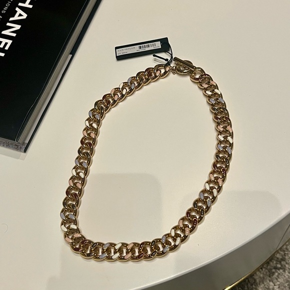 new Ann Taylor chunky curb link gold necklace - Picture 5 of 9